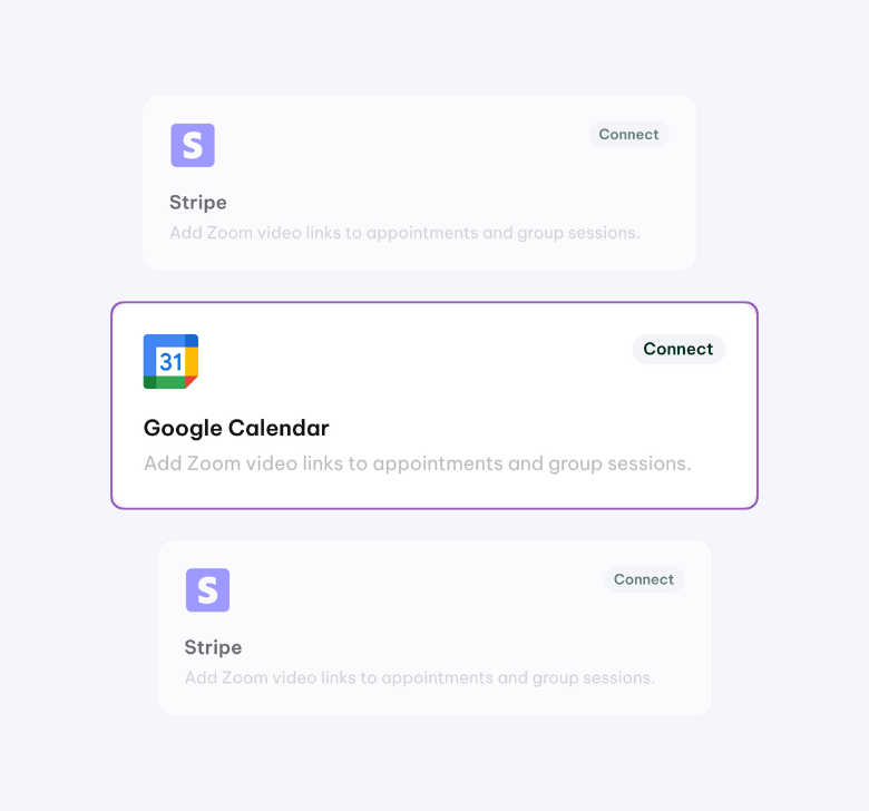 google calendar integration